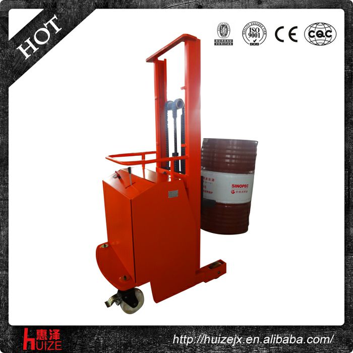 半電動(dòng)配重油桶車（無(wú)底腿,只堆垛，不翻轉(zhuǎn)）